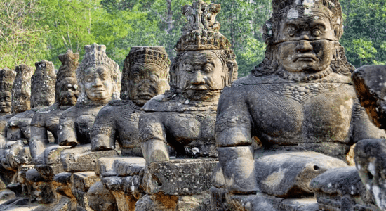 Angkor Thom Giant Statues